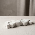 Heart Concrete Tea Light Shabbat Candle Holder