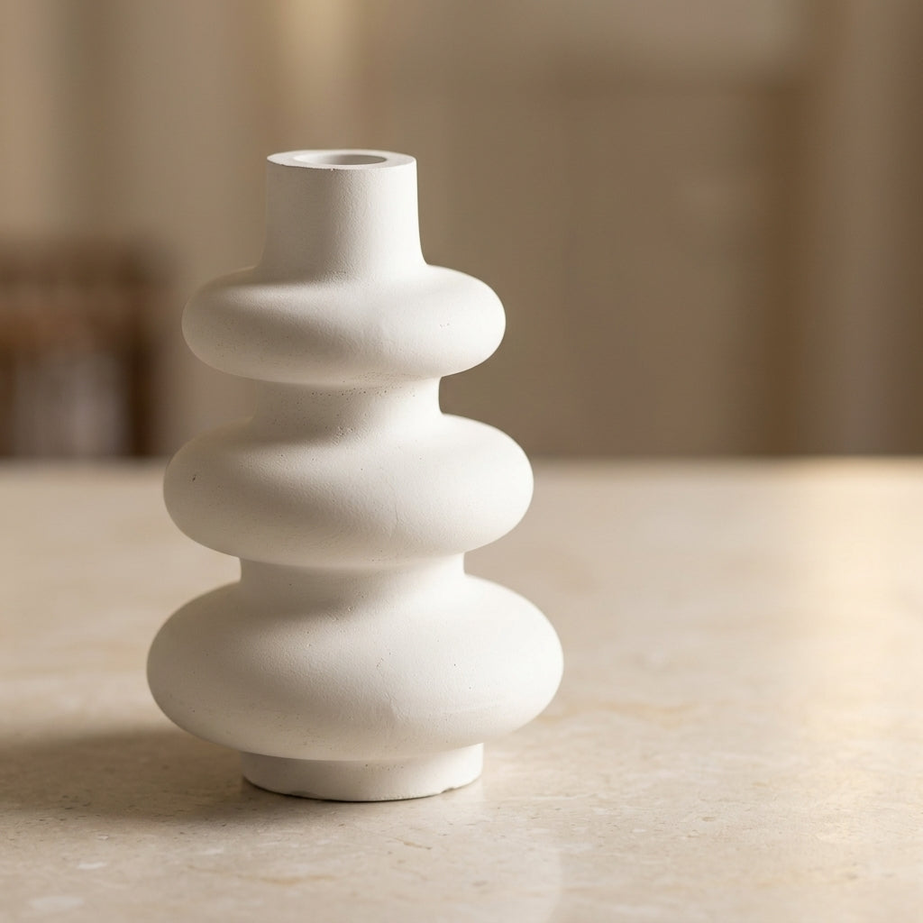 Modern Stack Concrete Vase