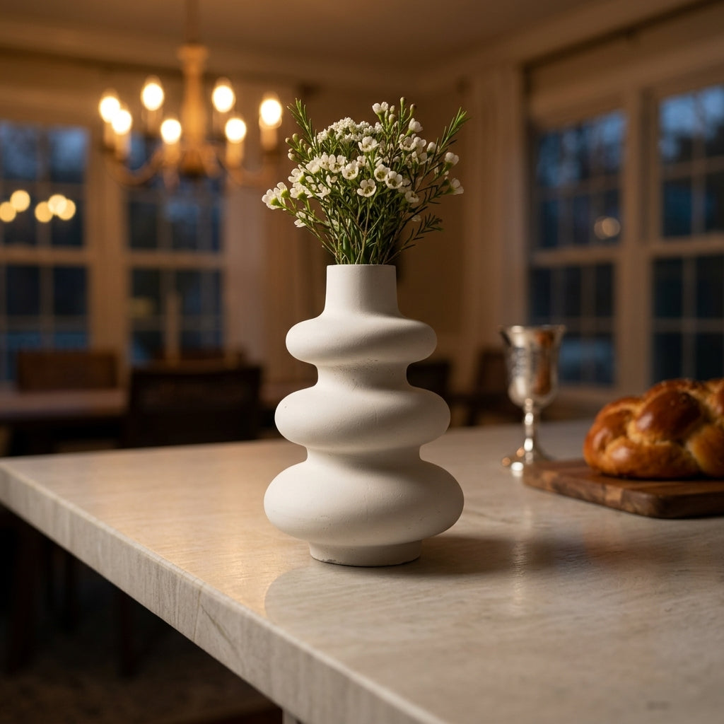 Modern Stack Concrete Vase