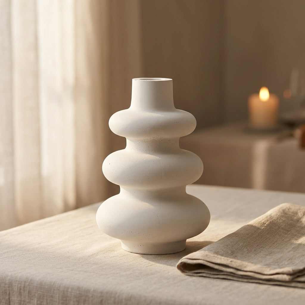 Modern Stack Concrete Vase