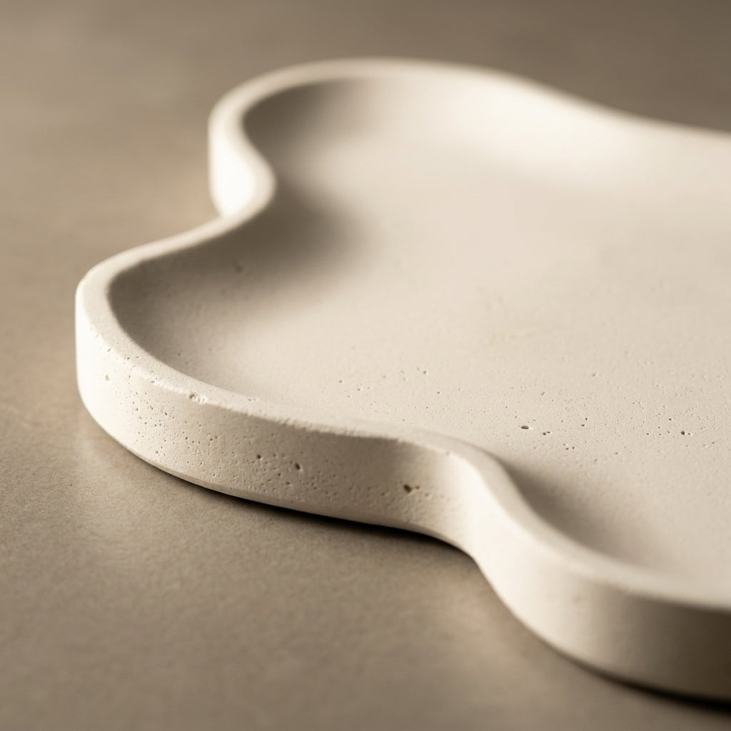 Organic Cloud Tray Shabbat Table Decor
