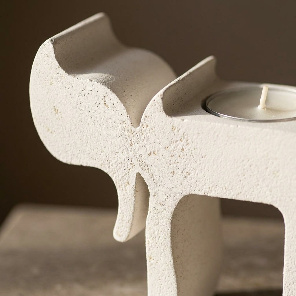 Modern Chai Concrete Tea Light Candle Holder