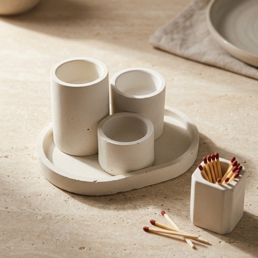 Minimal Candle Trio Set