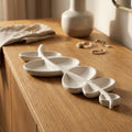 Sculpted Leaf Concrete Tray