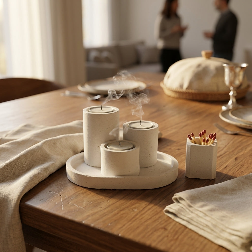 Minimal Candle Trio Set